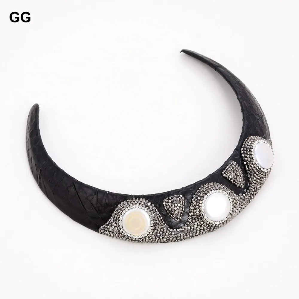 Ожерелье из белого жемчуга Keshi|choker necklace|leather choker necklaceleather |