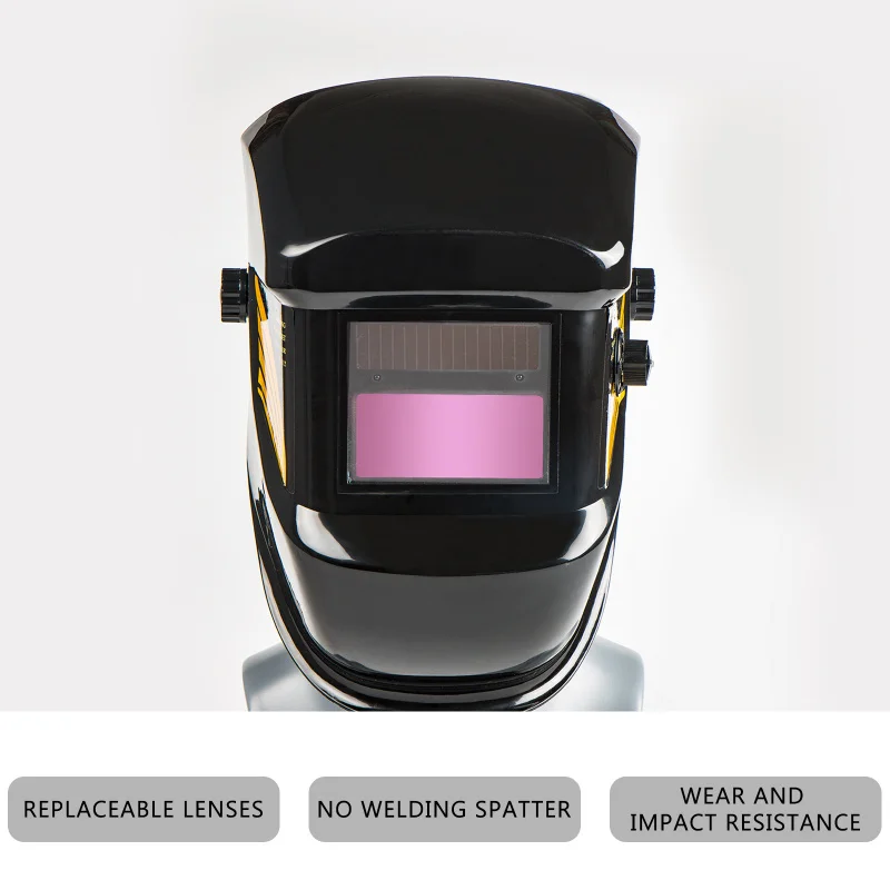

Welding Helmet Auto Darkening Electric Welding Lens Mask Welders Grinding Function Solar Power Adjustable Headband Masks Tools