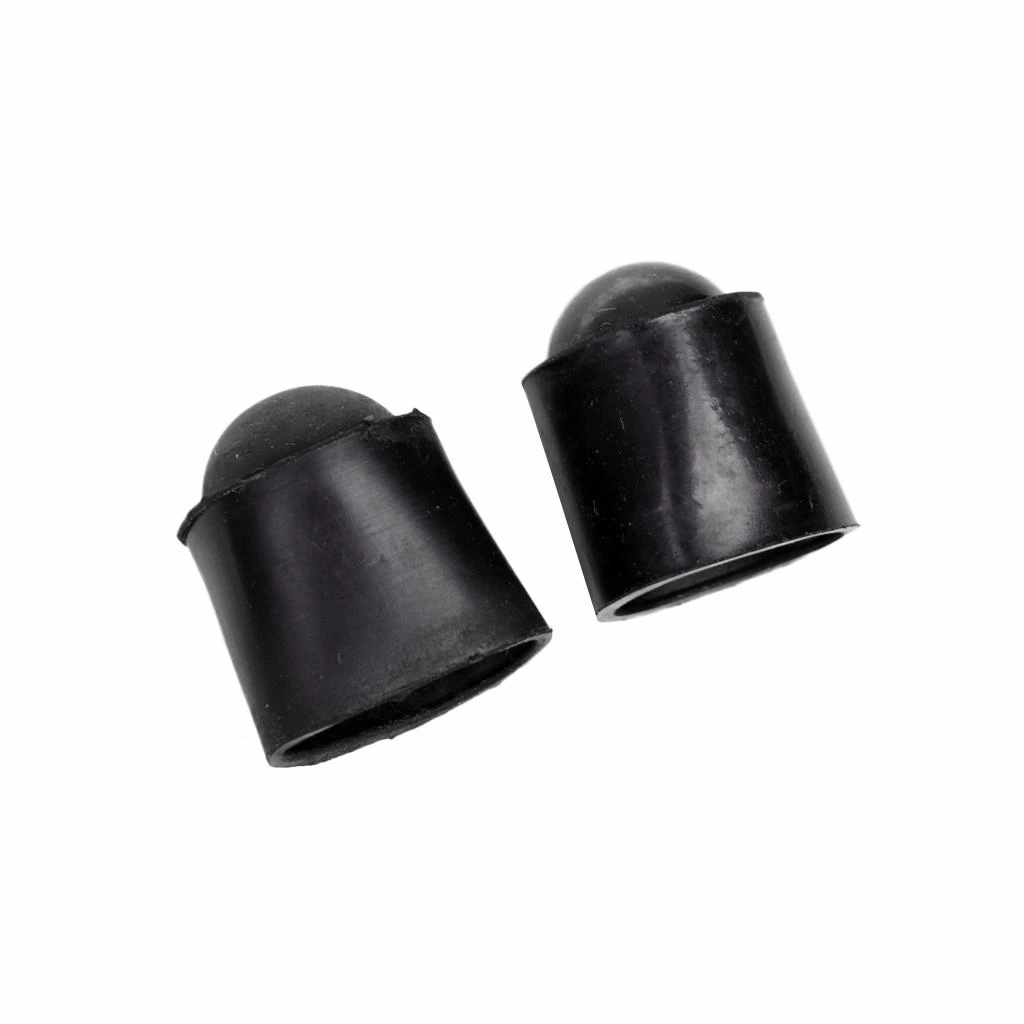 black 2pcs Fox Smiling 2 шт силиконовый защитный чехол для бильярда и снукера, чехол для бильярдного стола, защитный чехол для бильярдных аксессуаров - Цвет: black 2pcs