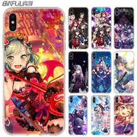 bang dream soft silicone case 2020 for iphone 13 11 12 pro x xs max xr 6 6s 7 8 plus se 2020 mini cover