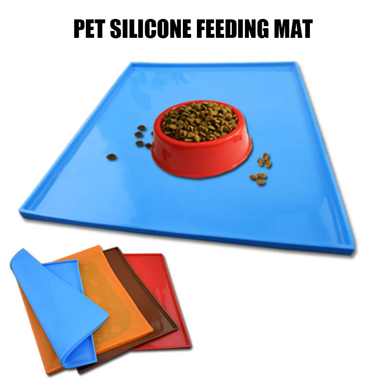 Водонепроницаемый антипригарный силиконовый коврик для кошек собак и WH 2020|Дома