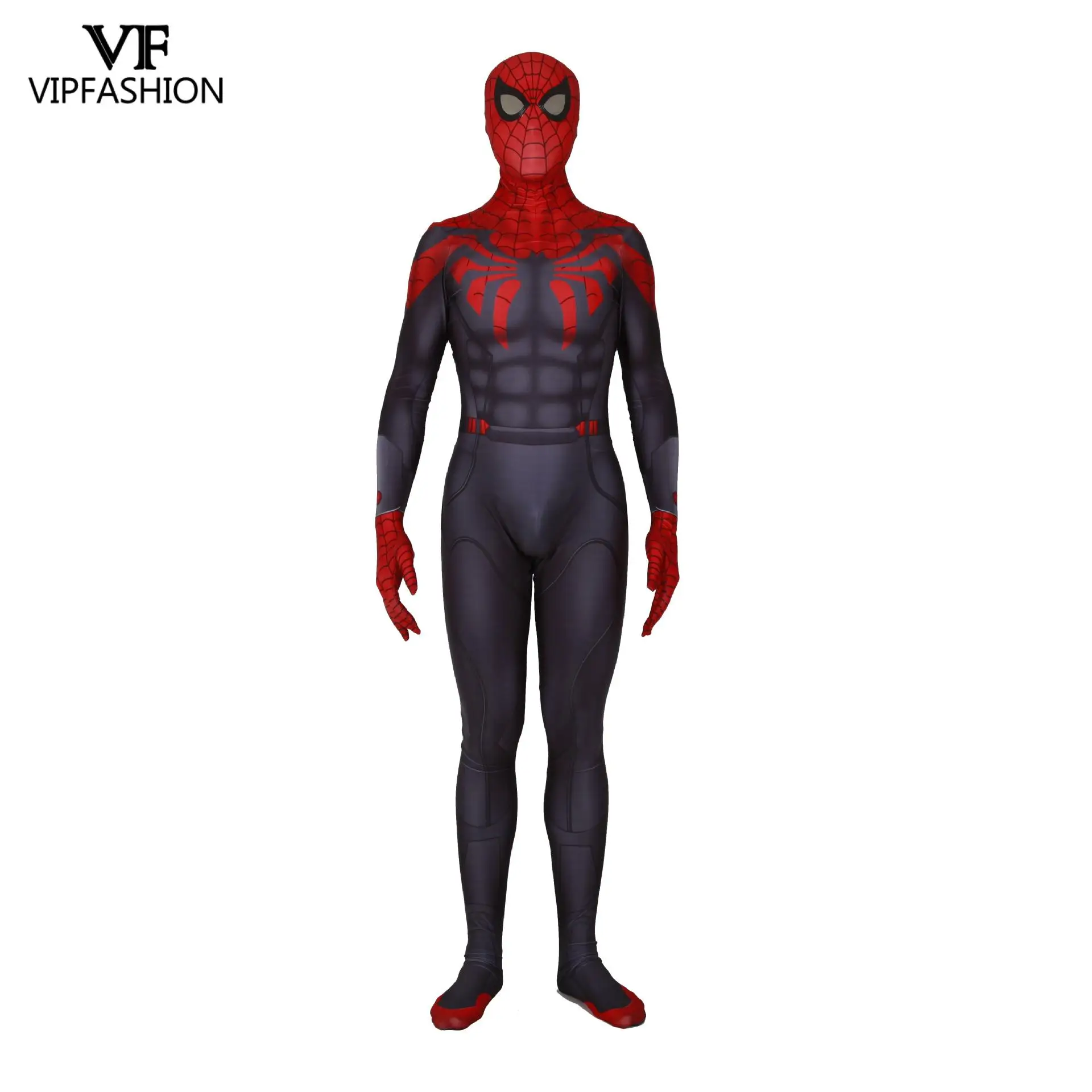 VIP модная новая Косплэй 3D костюмы черная паучиха-удивительный человек печатных