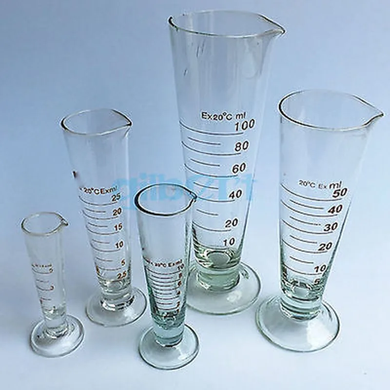 50 мл лабораторный стеклянный конусообразный мерный стакан с изливом|lab glass|glass