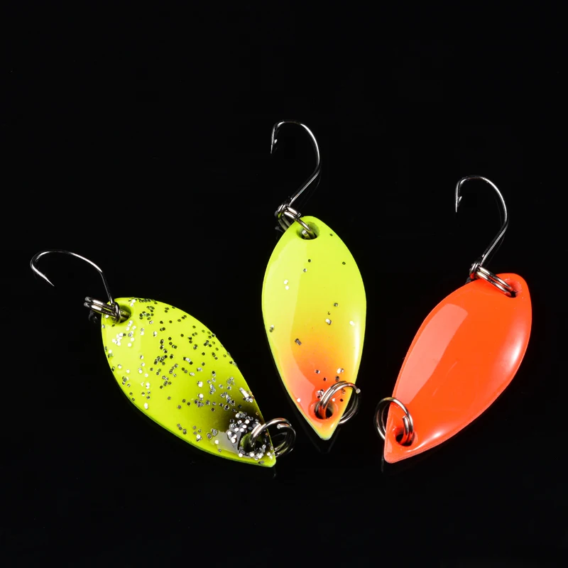 7 шт. 3 см 5g металлическая ложка рыболовные приманки цветная искусственная