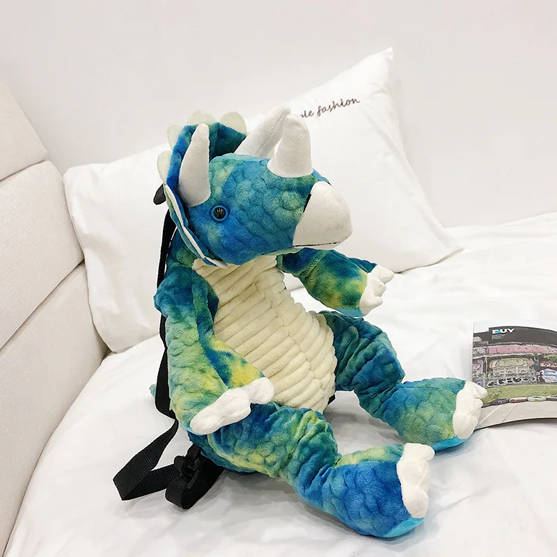 Детские рюкзаки Dianosaur Детская плюшевая сумка для кукол Детский рюкзак с 3D
