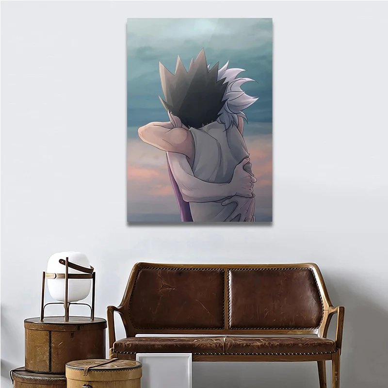 

Home Decoration HD Printed Gon Killua Hxh Canvas Painting Anime Poster Wall Artwork Modular Pictures For Living Room Framework