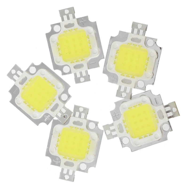

5 High Power 10W LED Bulb Light Spotlights Light Lamp White 900lm