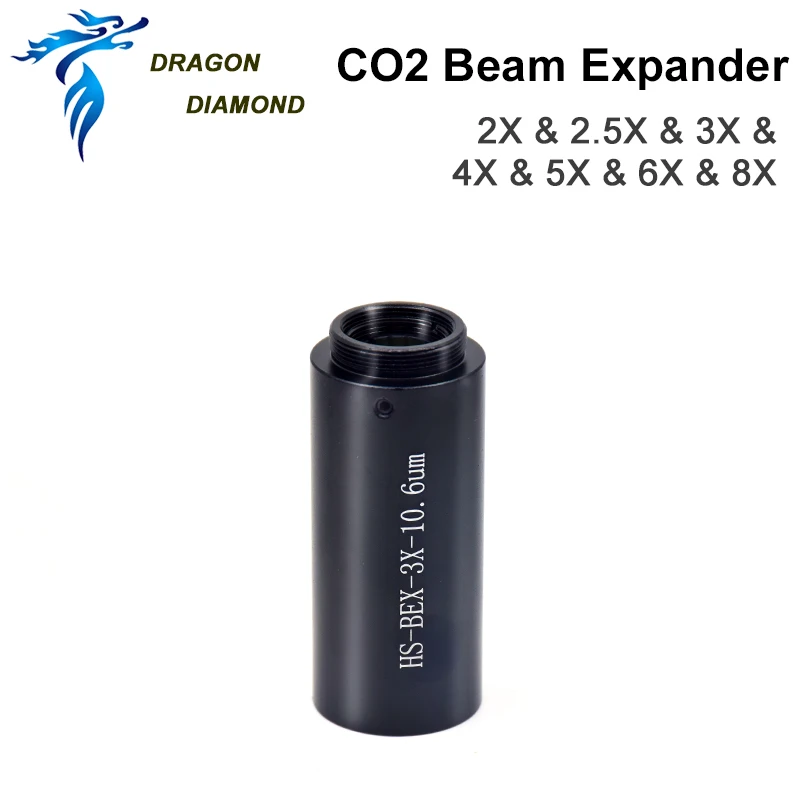 Лазерный луч DRAGON DIAMOND Co2 эспандер 10600nm 2X 2.5X 3X 4X 6X 8X с гальваническим покрытием для