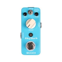 mooer skyverb digital reverb pedal for electric guitar mini effect true bypass 3 reverb modes studio church plate guitar parts