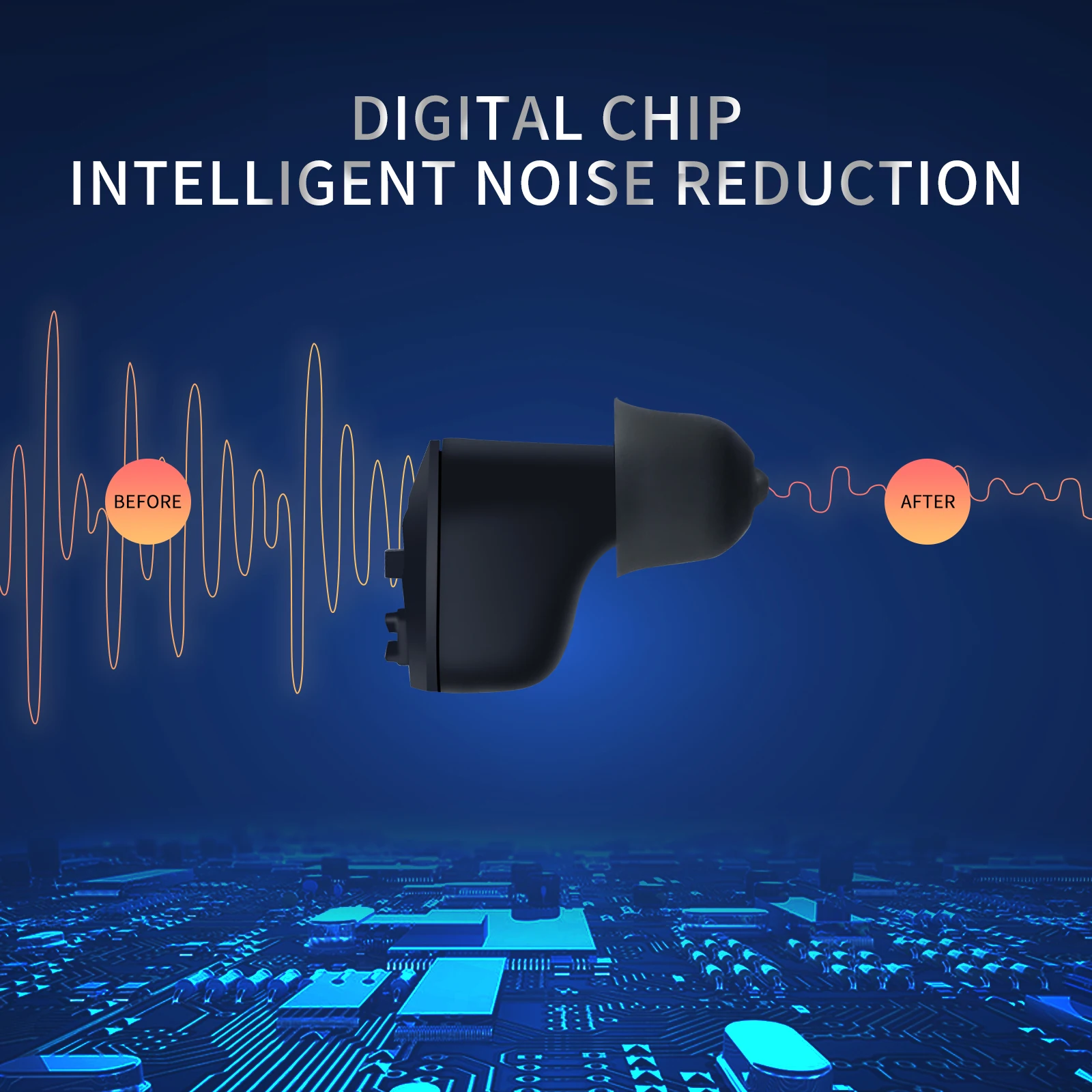 

The New Hearing Aids Sound Amplifier Wireless Headphones Listening Device Ears First Aid Dropshipping For Deafness High Quality