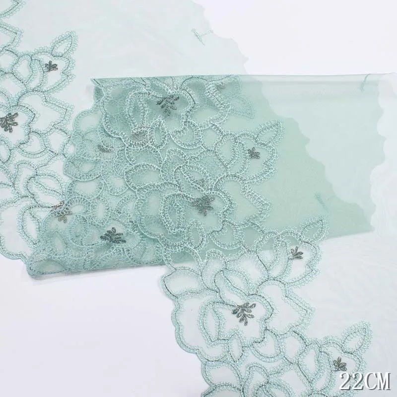 

29Yards Embroidered Lace Trim Bra DIY Sewing Craft Purple Green Lace Fabric Embroidery Accessories Laces Clothing Kneedle Work
