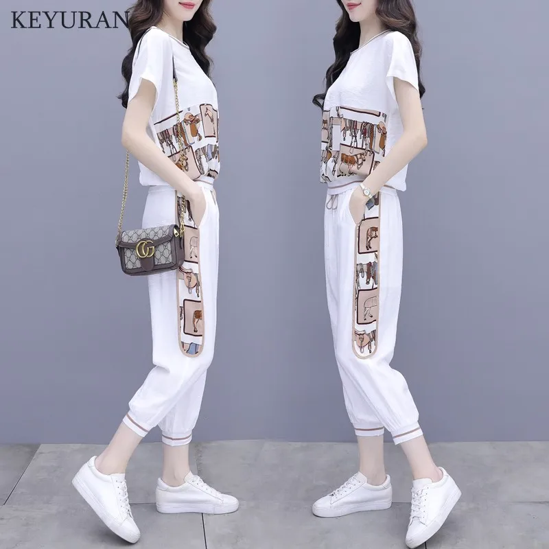 Женский спортивный костюм большого размера повседневная одежда женский