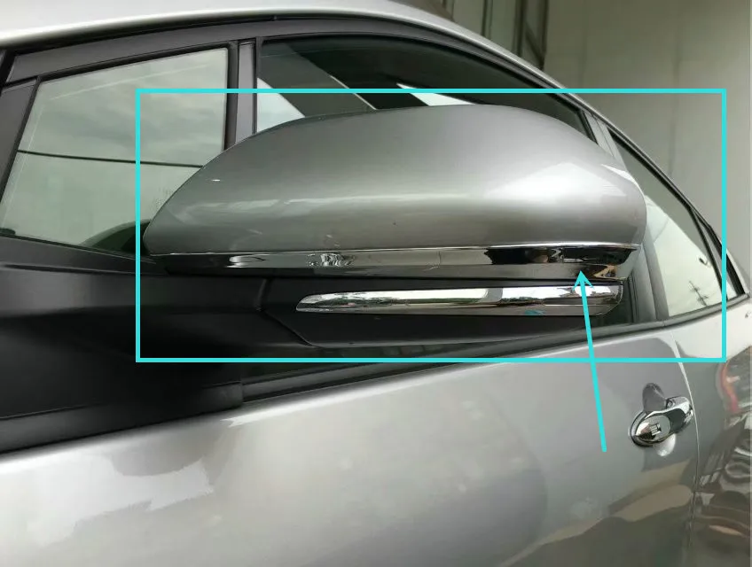 

for Toyota Prius PHV 2nd generation XW50 2017 2018 2019 2020 Prius Prime car side wing fender rearview door mirror trim