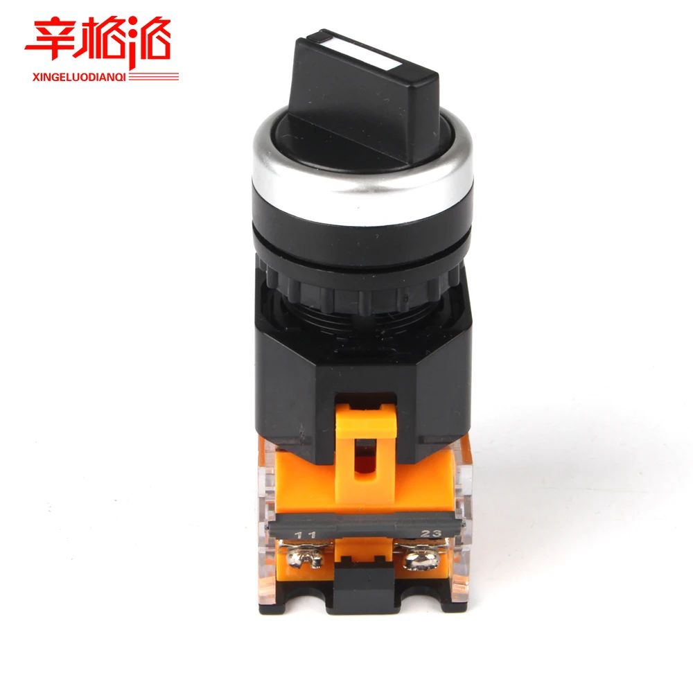 Монтажное отверстие 22 мм 2/3 позиционный короткий Селекторный переключатель