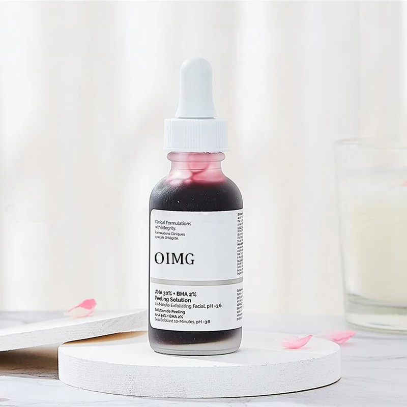 OIMG AHA 30% + BHA 2% раствор для пилинга 10 минут отшелушивающая Сыворотка лица с