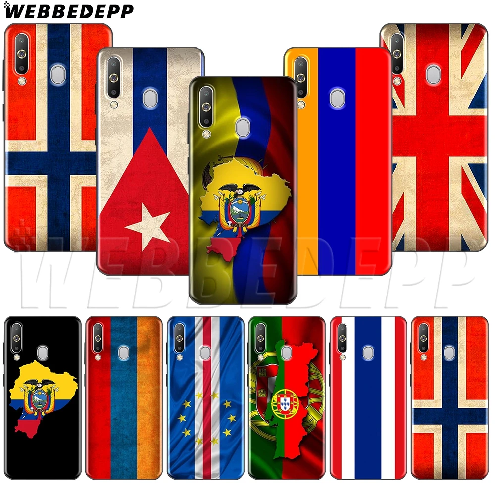 WEBBEDEPP Мягкий чехол из ТПУ с арменским флагом для Samsung A2 Core A20e A70s J4 J7 Duo J6 J8 Plus Prime
