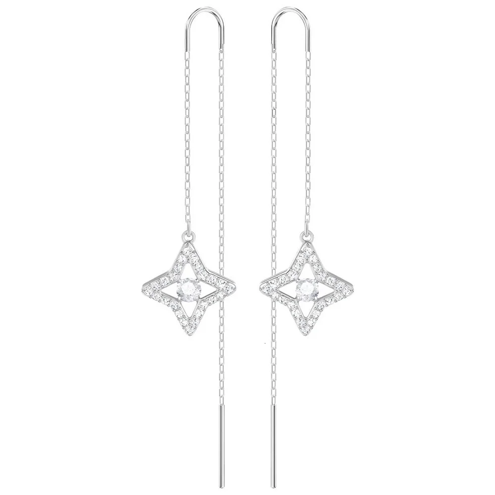 

New 2019 fashion shining star small original white jewelry for bride's wedding anniversary birthday gift