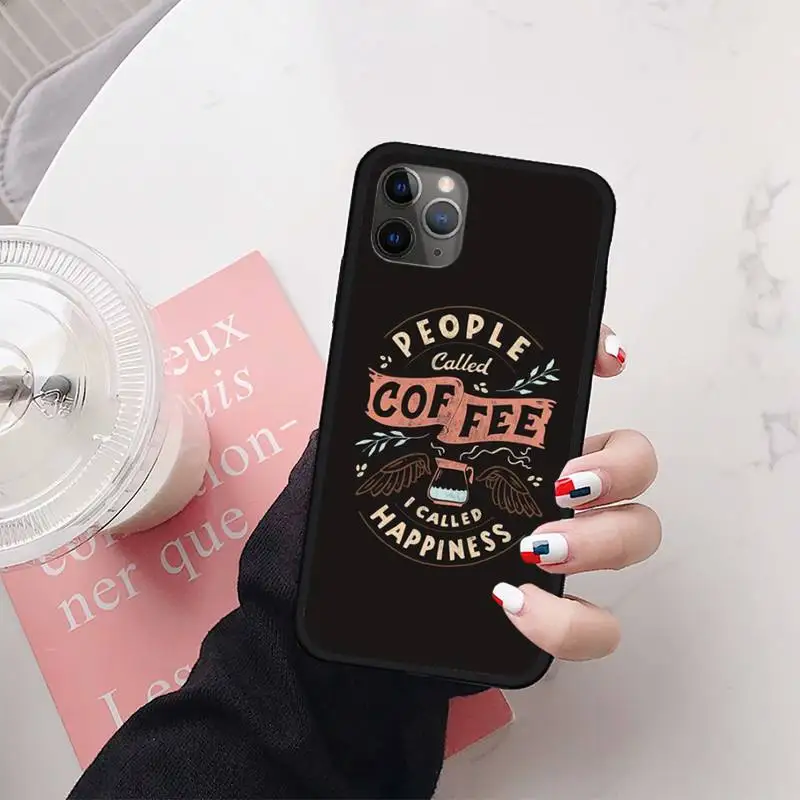 

Be Awesome Today But First Coffee Phone Case for iPhone 11 12 mini pro XS MAX 8 7 6 6S Plus X 5S SE 2020 XR
