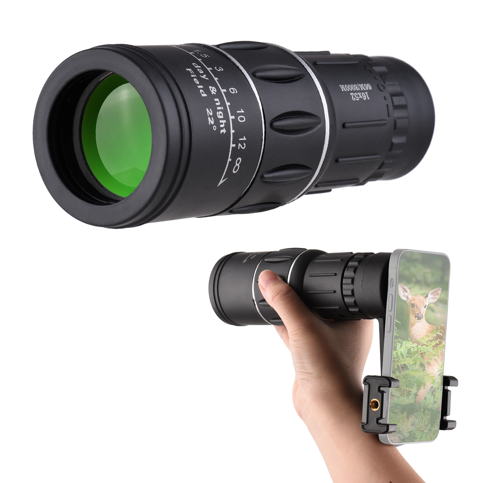 Портативный мини-монокулярный телескоп 16 х2 мощный HD-телескоп с отверстием для