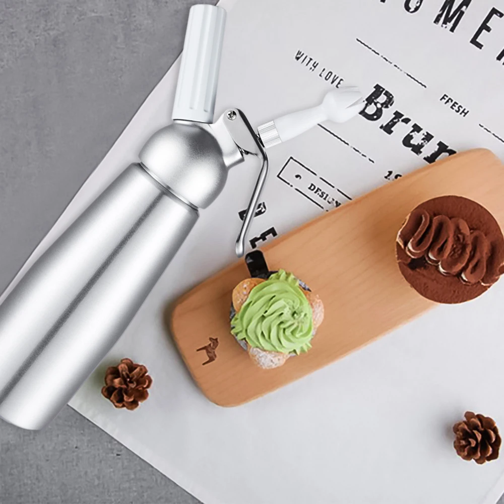 500 мл дозатор для взбитых сливок из нержавеющей стали кухонный комплект крем