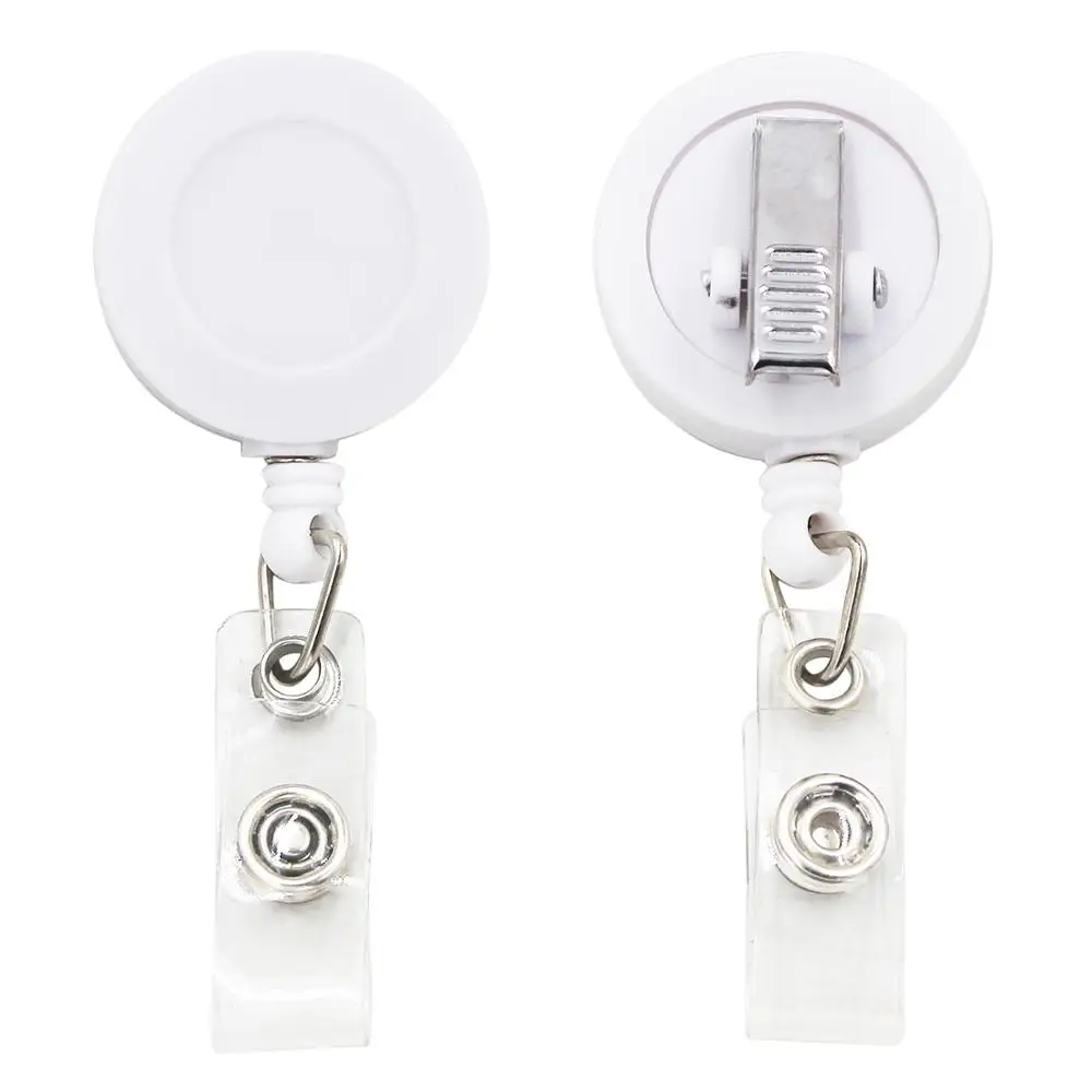 Idclip 1 шт. металлический выдвижной держатель для бейджей сверхпрочные