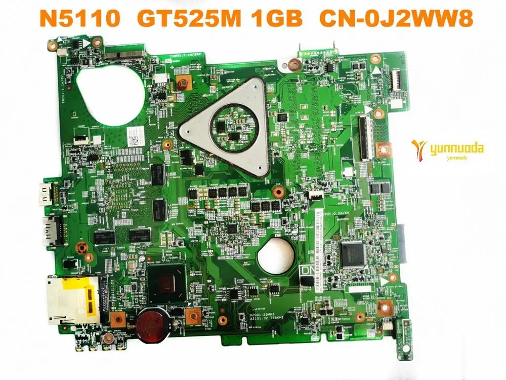 Оригинальный Для DELL N5110 Материнская плата ноутбука GT525M 1 ГБ CN-0J2WW8 испытанное