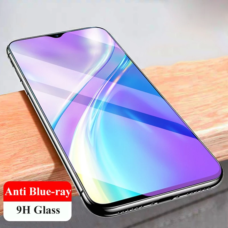 

For OPPO F15 Anti Blue Tempered Glass 9H Full Cover Screen Protector For OPPO F11 F9 Pro F7 F5 Clear Anti Glare Protective Film