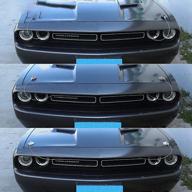 

Car Engine Lock for Dodge Challenger Car Engine Hood Latch Lock Catch Decoration Cover Protect for Dodge Challenger