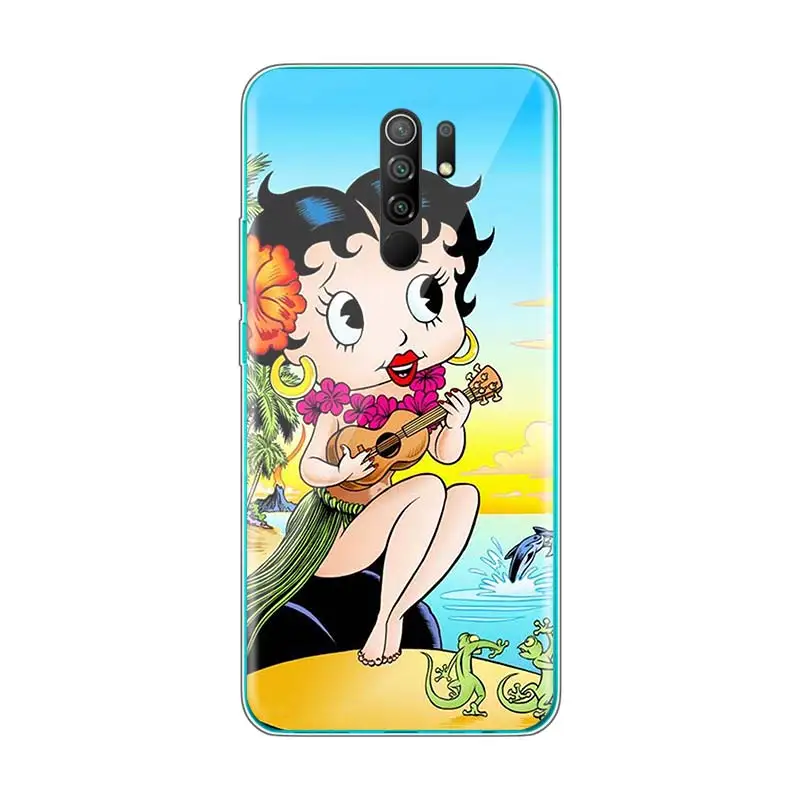 

Pink Betty Boop For Xiaomi Redmi K30 Ultra K20 10X 9 9A 9C Go 8 8A 7 7A 6 6A 5 5A S2 4X Pro Plus Phone Case