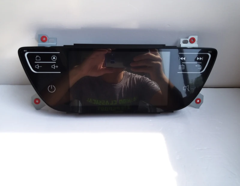 Автомагнитола с gps встроенный WiFi мультимедийный проигрыватель карта фронтальная камера микрофон для Geely Atlas 10 дюймов Android 8,1