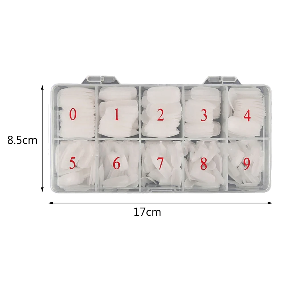 

500Pcs Clear White Natural French False Acrylic Nail Art Tips UV Gel DIY Nail Tip 2020 New
