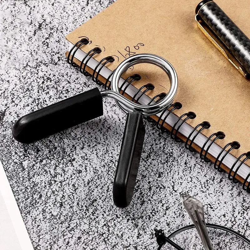 

16-Piece Dumbbell-Shaped Spring Ring Spring Clip Ring Sports Ring Barbell Clip, Used for Gym Weightlifting, 1 Inch