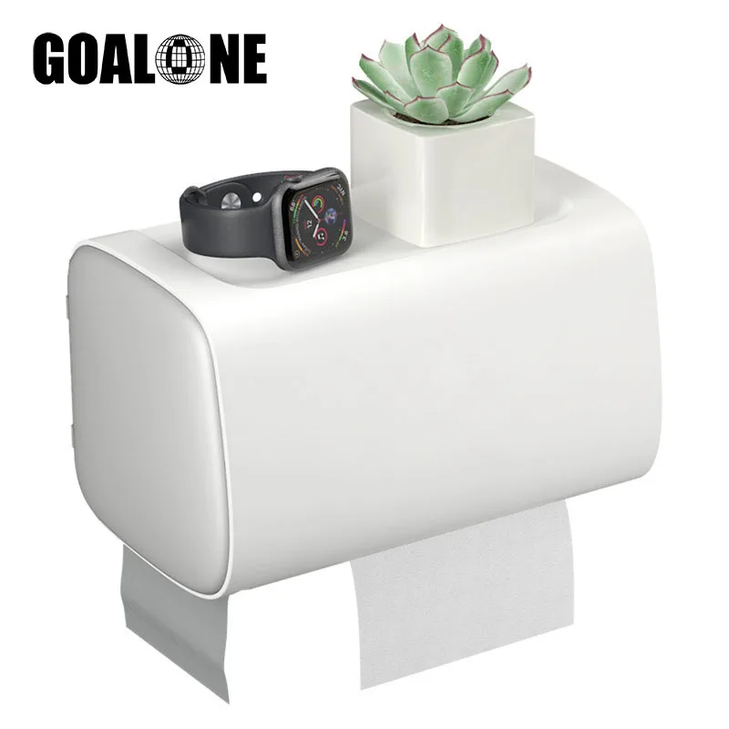 Держатель для туалетной бумаги GOALONE настенный ящик хранения ванной комнаты