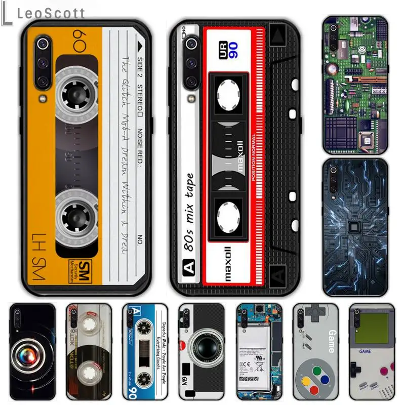 

Camera Cassette Music Phone Case For Samsung Galaxy M10 20 30 A 40 50 70 71 6S A2 A6 A9 2018 J7 CORE PLUS STAR S10 5G C8