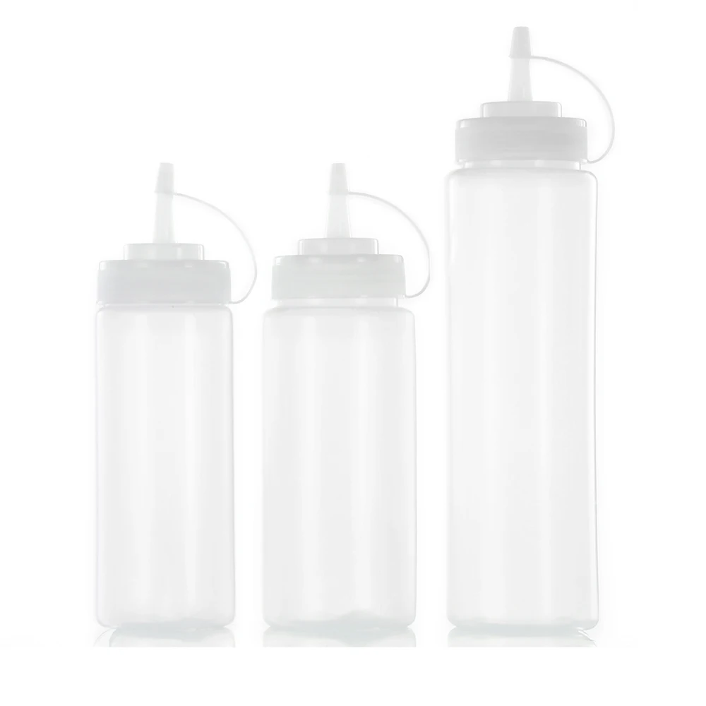 Бутылки для барбекю диспенсер соусов Ketchup бутылка дозирования оливкового масла