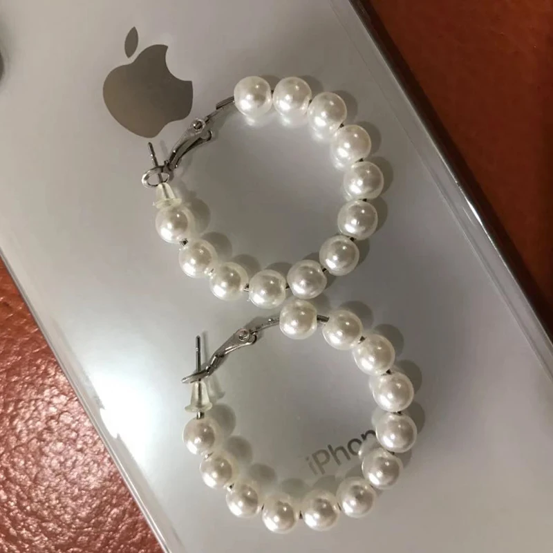 Модные женские модные жемчужные сексуальные круглые ювелирные изделия