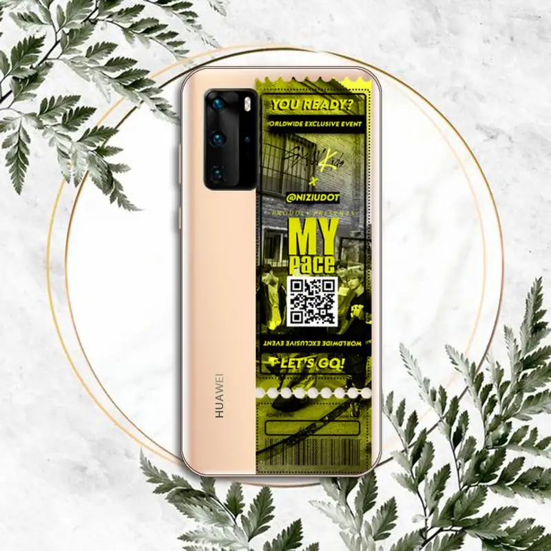 

Stray Kids Air tickets Design Phone Case Transparent for Huawei P honor 8 10i 20 30 40 smart 2019