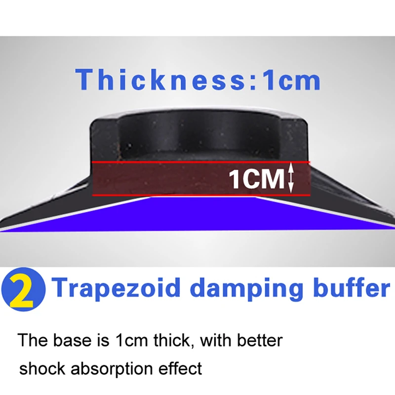 

4Pcs/set Floor Mat Washing Machine Feet Pads Non Slip Rubber Protectors