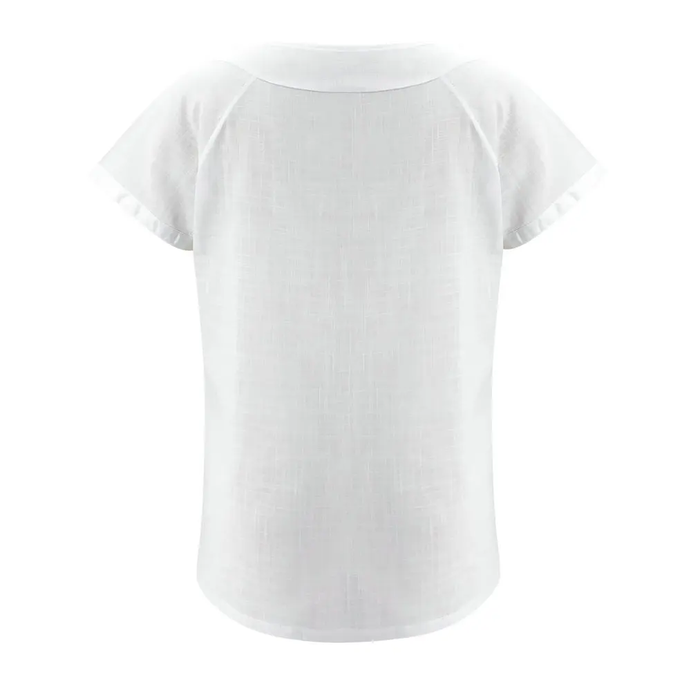 

Chinese Fashion Vintage T Shirt Women V Neck Short Sleeve Patchwork Folk-custom Tshirt Streetwear Women Tops