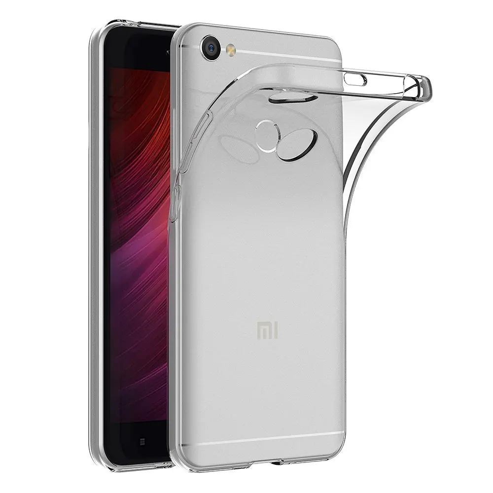 Мобильный телефон силиконовый чехол для Xiaomi Redmi Y1/Y1 Lite задняя крышка прозрачный