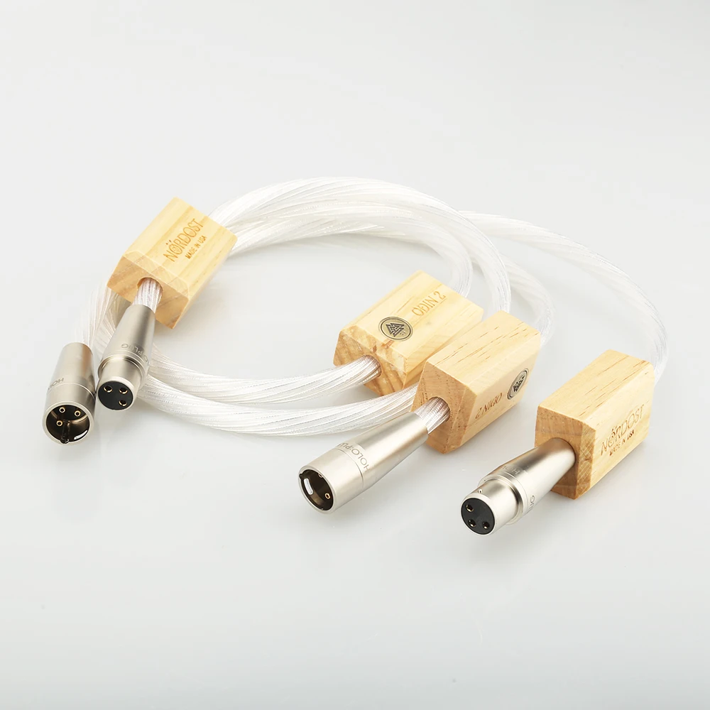 1 пара Hi Fi серебристый вспомогательный соединительный XLR кабель для усилителя CD