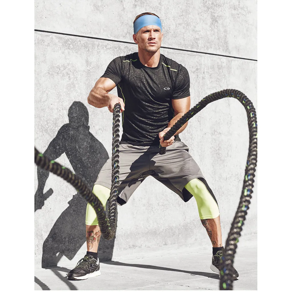 Эластичная Повязка на голову повязка спортивный Напульсник для бега йоги пота