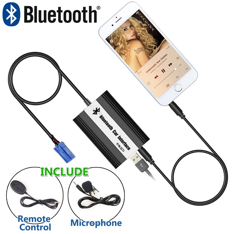 Автомобильный MP3 плеер LISIDIC A2DP Bluetooth USB AUX адаптер для peugeot 106 206 RD3 Citroen C3 C4 C5 C8 8