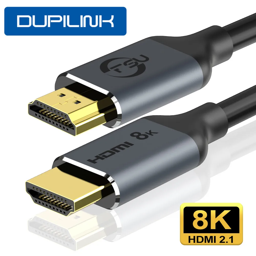

DUPILINK HDMI-compatible 2.1 Cable 8K@60Hz 4K@120Hz HDMI Splitter ARC Switch Cable for PS PS5 TV Audio Video Cabo Cable