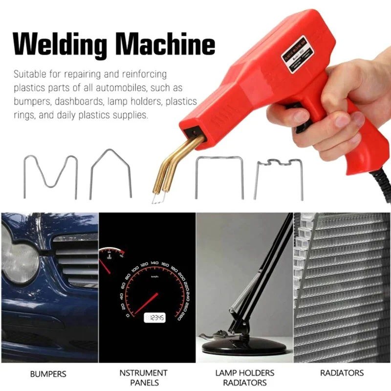 

Machine Car Bumper Welding Machine Repair Tool Set Plastic Welder Garage Tools Hot Staplers Machine Staple PVC Plastic Repairing