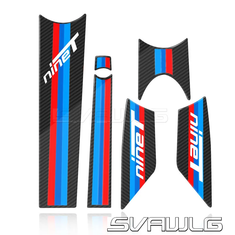 Передняя и задняя обтекатели для мотоцикла искусственная 3D наклейка на колено BMW