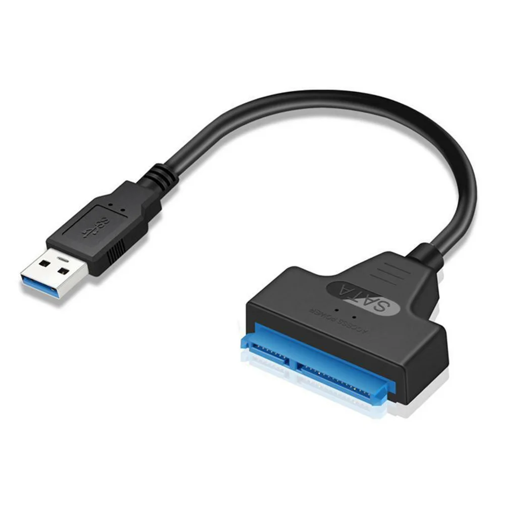 Новый 0 2 м 5 Гбит/с USB 3 на SATA кабель дюйма Жесткий диск SSD Внешний адаптер Мощность