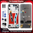Оригинальный дисплей 6,59 дюйма для Huawei Honor 9X, ЖК-дисплей, сенсорный экран, дигитайзер для Honor 9X, ЖК-дисплей премиум класса, запасная деталь для телефона