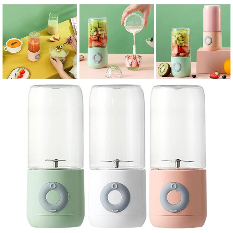 

Portable Blender Personal Size Blender Smoothies and Shakes Mini Blender USB Rechargeable Four Blades Handheld Blender