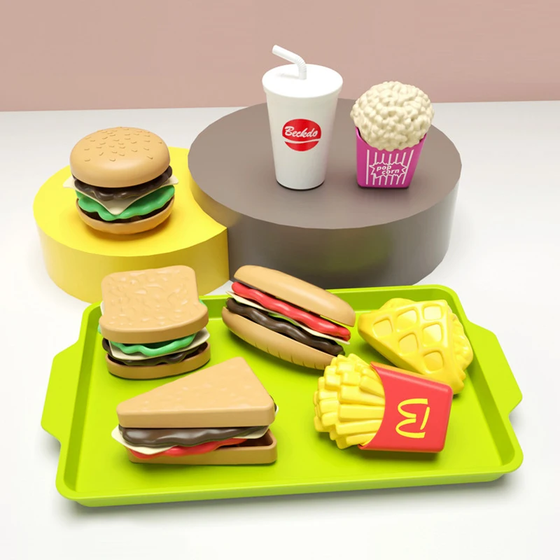 Игрушечный набор сэндвич картошка фри гамбургеры | Игрушки и хобби